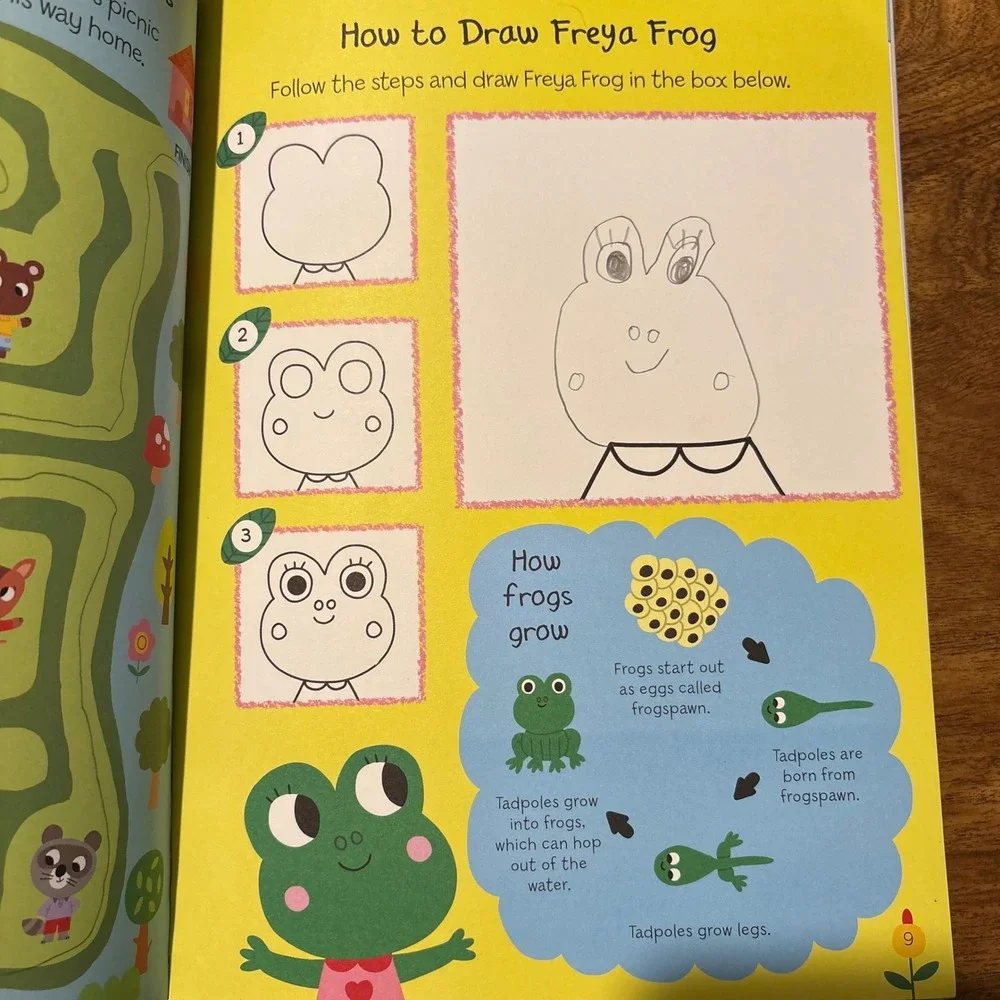 Make and Do Super Cute Activity Book Marion Billet Stickers Puzzles *Used